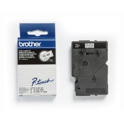 Banda laminata Original Brother Black on Clear, TC101, pentru E105|E110|H100|H101|H105|H110|H111|P300|128|200|1000|1010|1090|110
