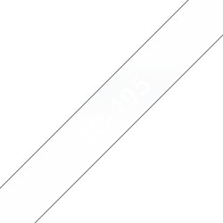 Banda laminata Original Brother White on Clear, TC195, pentru E105|E110|H100|H101|H105|H110|H111|P300|128|200|1000|1010|1090|110