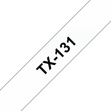 Banda laminata Original Brother Black on Clear, TX131, pentru E105|E110|H100|H101|H105|H110|H111|P300|128|200|1000|1010|1090|110