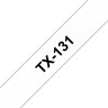 Banda laminata Original Brother Black on Clear, TX131, pentru E105|E110|H100|H101|H105|H110|H111|P300|128|200|1000|1010|1090|110