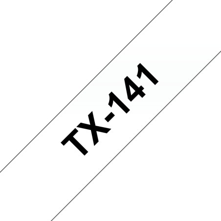 Banda laminata Original Brother Black on Clear, TX141, pentru D400|D450|E300|H300|18R|300|310|320|340|1300|1700|1750|1760|1800|1