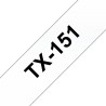 Banda laminata Original Brother Black on Clear, TX151, pentru D600|E500|E550|H500|P700|P710|P750|330|350|520|540|580|1400|1500|1