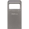 MEMORIE USB 3.1 KINGSTON 32 GB, profil mic, carcasa metalic, argintiu, "DTMC3/32GB" (timbru verde 0.03 lei)