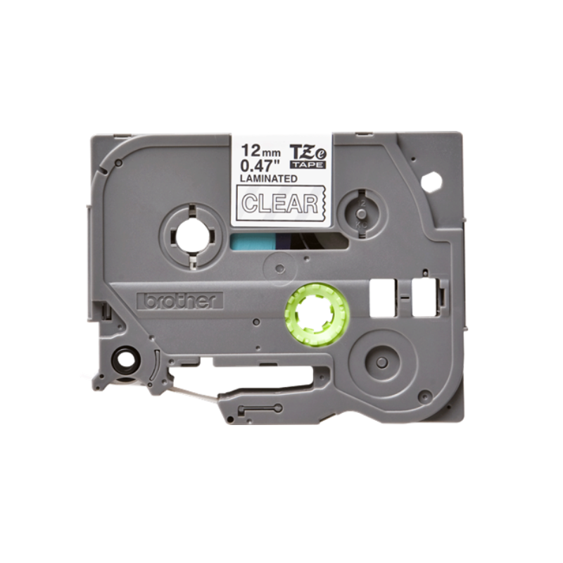 Banda laminata Original Brother White on Clear,, Laminata, pentru E105|E110|H100|H101|H105|H110|H111|P300|128|200|1000|1010|1090