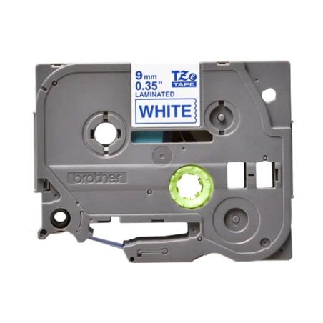 Banda laminata Original Brother Blue on White, TZE223, pentru E105|E110|H100|H101|H105|H110|H111|P300|128|200|1000|1010|1090|110
