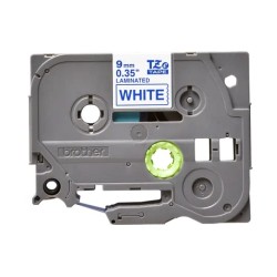 Banda laminata Original Brother Blue on White, TZE223, pentru E105|E110|H100|H101|H105|H110|H111|P300|128|200|1000|1010|1090|110