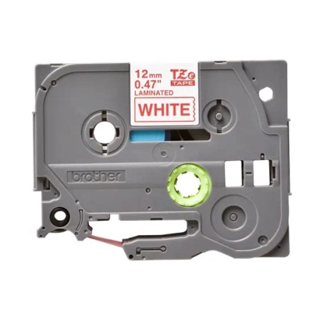 Banda laminata Original Brother Red on White, TZE232, pentru E105|E110|H100|H101|H105|H110|H111|P300|128|200|1000|1010|1090|1100