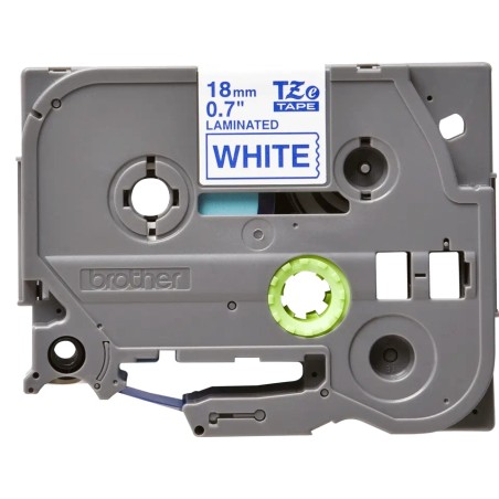 Banda laminata Original Brother Blue on White, TZE243, pentru D400|D450|E300|H300|18R|300|310|320|340|1300|1700|1750|1760|1800|1