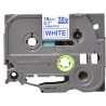 Banda laminata Original Brother Blue on White, TZE243, pentru D400|D450|E300|H300|18R|300|310|320|340|1300|1700|1750|1760|1800|1