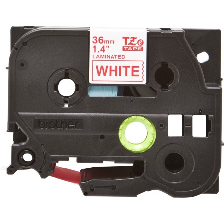 Banda laminata Original Brother Red on White, TZE262, pentru 530|550|3600|9200|9400|9500|9600|9700|9800|D800|E800|P900|P910|P950