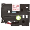 Banda laminata Original Brother Red on White, TZE262, pentru 530|550|3600|9200|9400|9500|9600|9700|9800|D800|E800|P900|P910|P950
