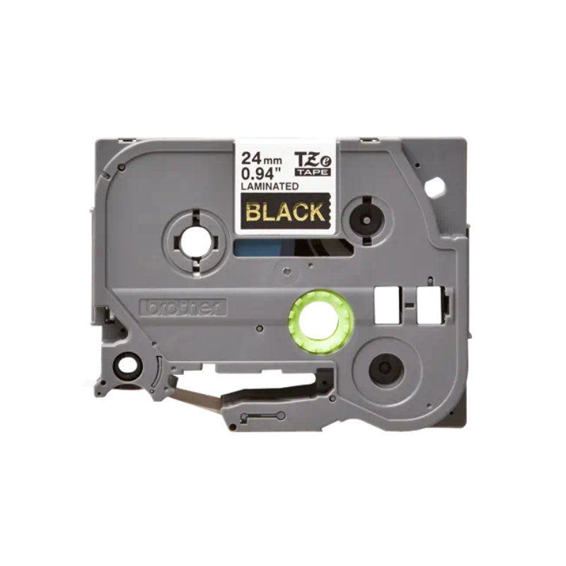 Banda laminata Original Brother Gold on Black, TZE354, pentru D600|E500|E550|H500|P700|P710|P750|330|350|520|540|580|1400|1500|1