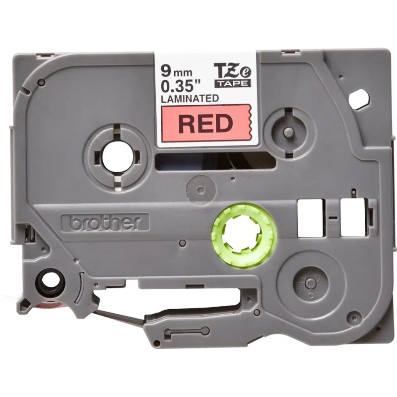 Banda laminata Original Brother Black on Red, TZE421, pentru E105|E110|H100|H101|H105|H110|H111|P300|128|200|1000|1010|1090|1100