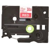 Banda laminata Original Brother White on Red, TZE435, pentru E105|E110|H100|H101|H105|H110|H111|P300|128|200|1000|1010|1090|1100