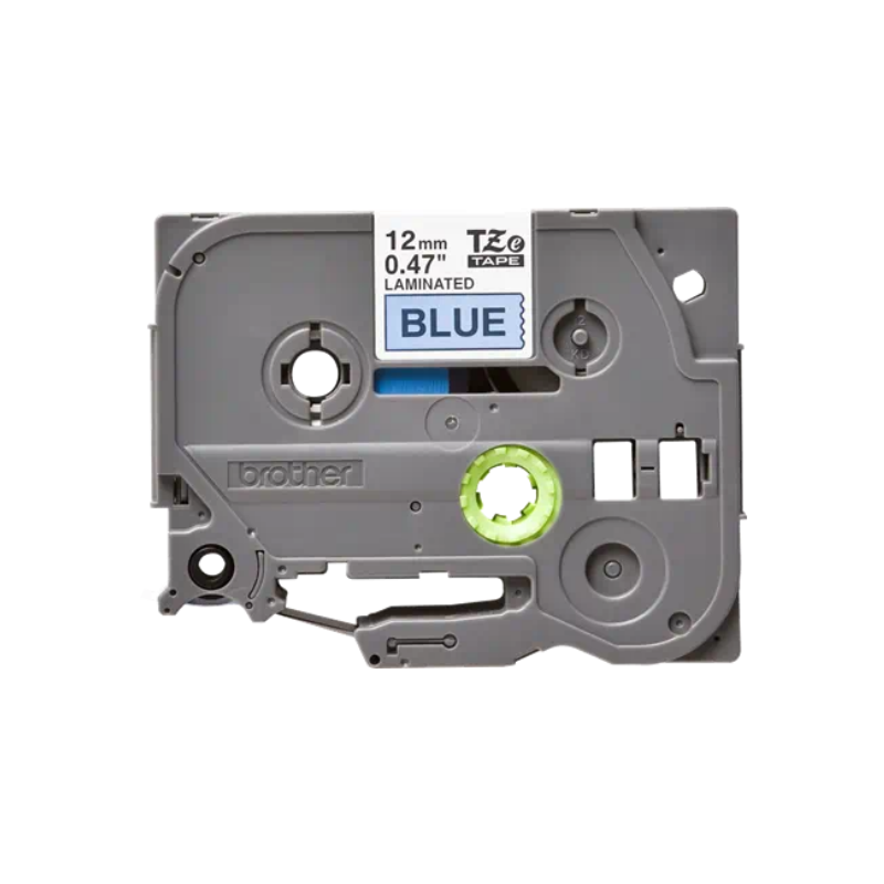 Banda laminata Original Brother Black on Blue, TZE531, pentru E105|E110|H100|H101|H105|H110|H111|P300|128|200|1000|1010|1090|110
