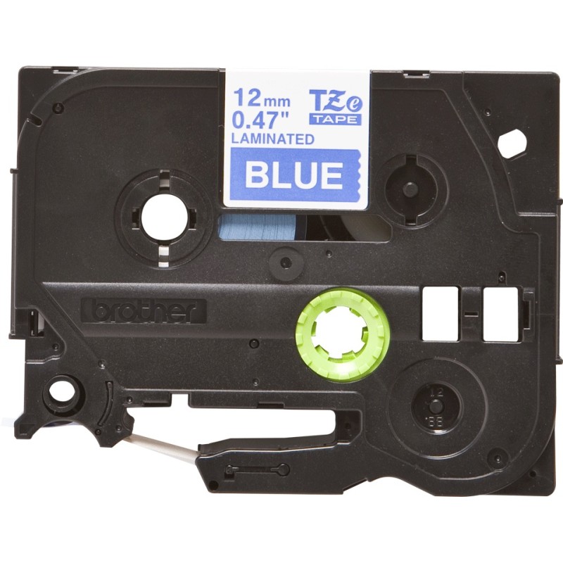 Banda laminata Original Brother White on Blue, TZE535, pentru E105|E110|H100|H101|H105|H110|H111|P300|128|200|1000|1010|1090|110