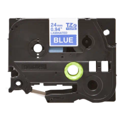 Banda laminata Original Brother White on Blue, TZE555, pentru D600|E500|E550|H500|P700|P710|P750|330|350|520|540|580|1400|1500|1