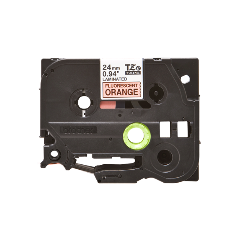 Banda laminata Original Brother Black on Orange fl., TZEB51, pentru D600|E500|E550|H500|P700|P710|P750|330|350|520|580|1400|1500
