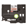 Banda laminata Original Brother Black on Orange fl., TZEB51, pentru D600|E500|E550|H500|P700|P710|P750|330|350|520|580|1400|1500