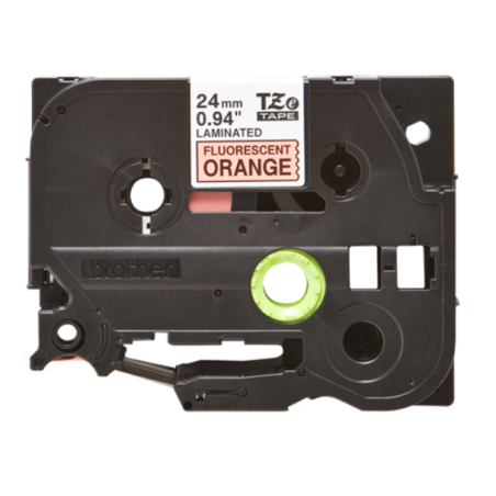 Banda laminata Original Brother Black on Orange fl., TZEB51, pentru D600|E500|E550|H500|P700|P710|P750|330|350|520|580|1400|1500