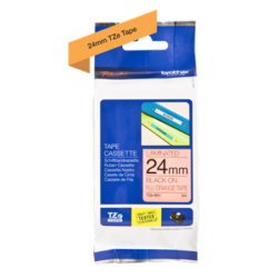 Banda laminata Original Brother Black on Orange fl., TZEB51, pentru D600|E500|E550|H500|P700|P710|P750|330|350|520|580|1400|1500