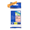 Banda laminata Original Brother Black on Orange fl., TZEB51, pentru D600|E500|E550|H500|P700|P710|P750|330|350|520|580|1400|1500