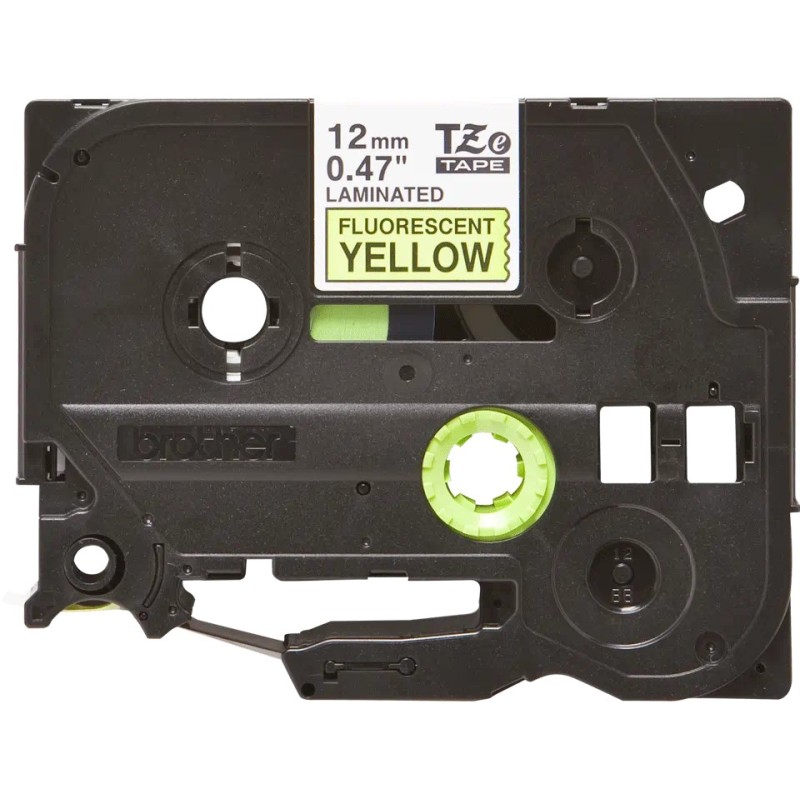 Banda laminata Original Brother Black on Yellow fl., TZEC31, pentru E105|E110|H100|H101|H105|H110|H111|P300|128|200|1000|1010|10
