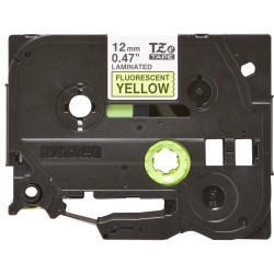 Banda laminata Original Brother Black on Yellow fl., TZEC31, pentru E105|E110|H100|H101|H105|H110|H111|P300|128|200|1000|1010|10