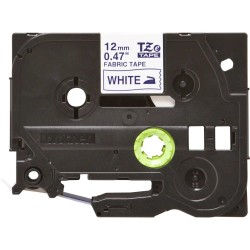 Banda textila Original Brother Blue on White, TZEFA3, pentru E105|E110|H100|H101|H105|H110|H111|P300|128|200|1000|1010|1090|1100