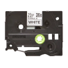 Banda laminata Original Brother Black on White, TZEFX231, pentru E105|E110|H100|H101|H105|H110|H111|P300|128|200|1000|1010|1090|