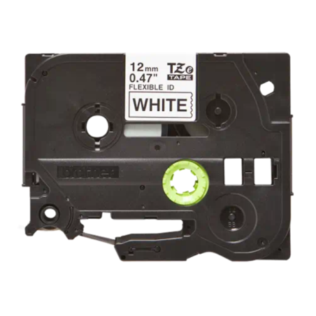 Banda laminata Original Brother Black on White, TZEFX231, pentru E105|E110|H100|H101|H105|H110|H111|P300|128|200|1000|1010|1090|