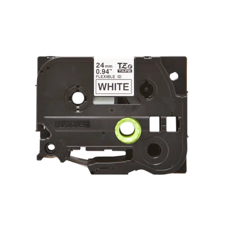 Banda laminata Original Brother Black on White, TZEFX251, pentru D600|E500|E550|H500|P700|P710|P750|330|350|520|580|1400|1500|16