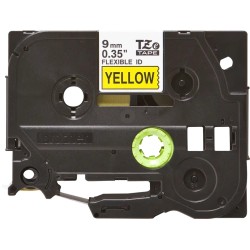 Banda laminata Original Brother Black on White, TZEFX621, pentru E105|E110|H100|H101|H105|H110|H111|P300|128|200|1000|1010|1090|