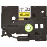 Banda laminata Original Brother Black on Yellow, TZEFX641, pentru D400|D450|E300|H300|18R|300|310|320|340|1300|1700|1750|1760|18