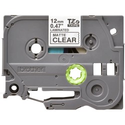 Banda laminata Original Brother Black on Clear, TZEM31, pentru E105|E110|H100|H101|H105|H110|H111|P300|128|200|1000|1010|1090|11