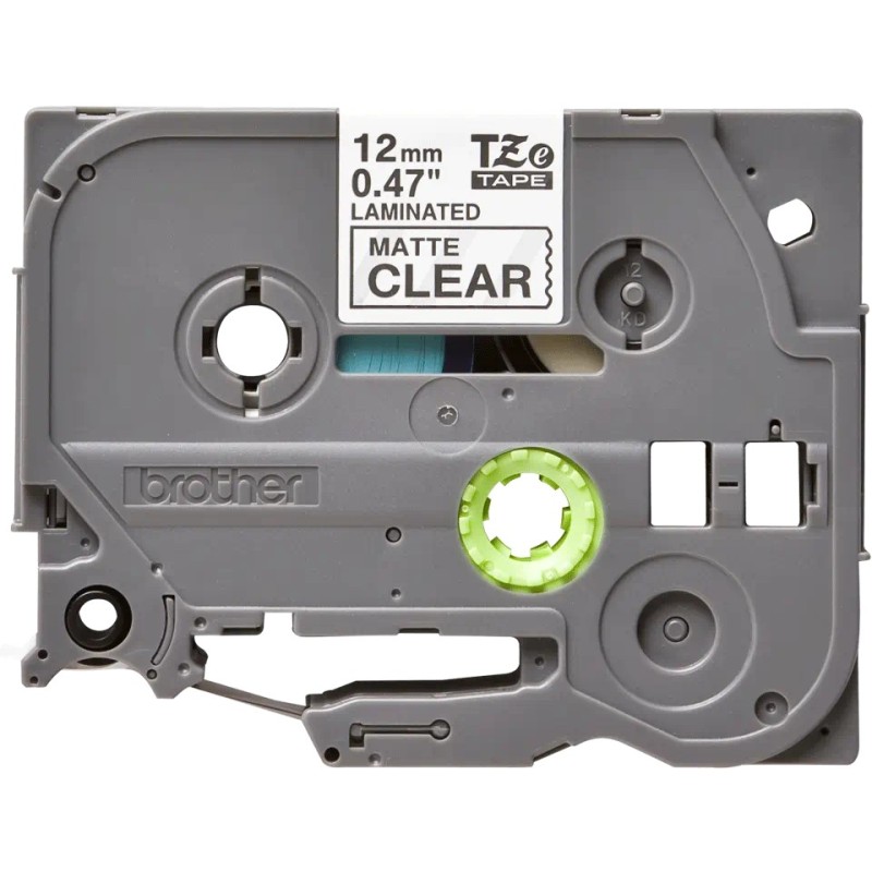 Banda laminata Original Brother Black on Clear, TZEM31, pentru E105|E110|H100|H101|H105|H110|H111|P300|128|200|1000|1010|1090|11