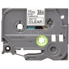 Banda laminata Original Brother Black on Clear, TZEM31, pentru E105|E110|H100|H101|H105|H110|H111|P300|128|200|1000|1010|1090|11