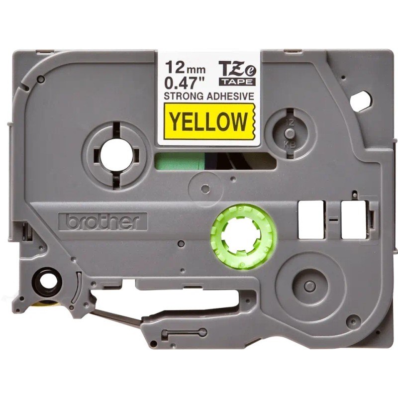 Banda laminata Original Brother Black on Yellow, TZS631, pentru E105|E110|H100|H101|H105|H110|H111|P300|128|200|1000|1010|1090|1