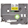 Banda laminata Original Brother Black on Yellow, TZS631, pentru E105|E110|H100|H101|H105|H110|H111|P300|128|200|1000|1010|1090|1
