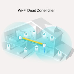 MESH TP-LINK, wireless, router AX1800, pt interior, 1800 Mbps, port LAN, WAN, 2.4 GHz | 5 GHz, antena interna x 4, standard 802.