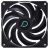 VENTILATOR SPACER PC 120x120x25 mm, Hydraulic Bearing, 45CFM, conector 3-pin, no LED,  black "SPFC-120-3P" (timbru verde 0.18 le