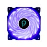 VENTILATOR SPACER PC Silent 120x120x25 mm,  BLUE light, Hydraulic Bearing, 34CFM, conector 3-pin "SPFC-120-3P-BL" (timbru verde 