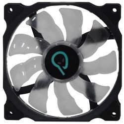 VENTILATOR SPACER PC Silent 120x120x25 mm,  BLUE light, Hydraulic Bearing, 34CFM, conector 3-pin "SPFC-120-3P-BL" (timbru verde 