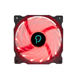 VENTILATOR SPACER PC 120x120x25 mm,  RED light, Hydraulic Bearing, 74CFM, conector 4-pin "SPFC-120-4P-RD" (timbru verde 0.18 lei