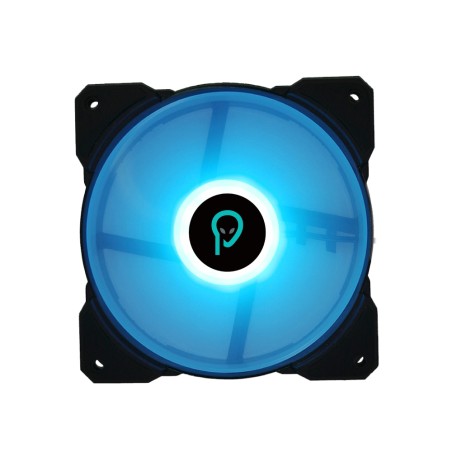 VENTILATOR SPACER PC 120x120x25 mm,  BLUE light, Hydraulic Bearing, 74CFM, conector 4-pin "SPFC-120-4P-BL" (timbru verde 0.18 le