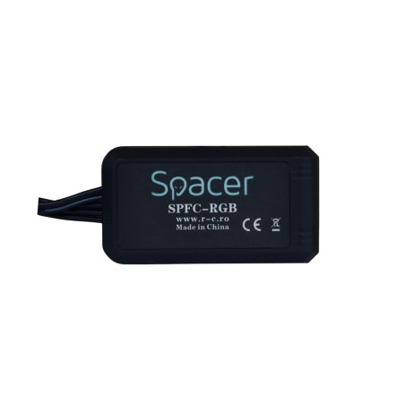 FAN HUB SPACER pt. maxim 5 ventilatoare ARGB cu 3 sau 4 pini, telecomanda pt. setat iluminarea RGB, alimentare S-ATA "SPFC-RGB" 