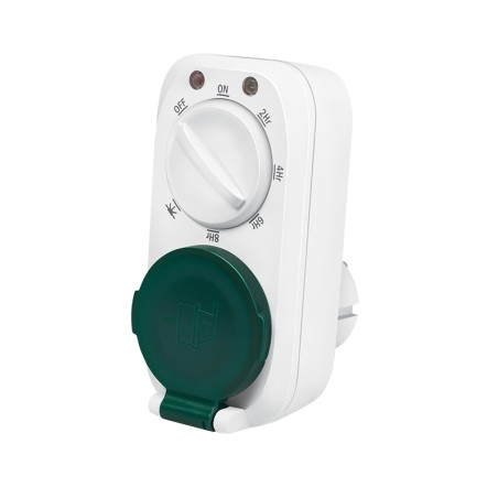 PRIZA inteligenta LOGILINK, Schuko x 1, conectare prin Schuko (T), 16A, comutare mecanica a timpului-7 presetari, protectie stro