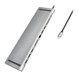 DOCKING Station LOGILINK universal, conectare PC USB TYPE-C 3.2, USB 3.0 x 3, porturi video VGA x 1, HDMI x 2, RJ-45, card reade
