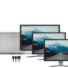 DOCKING Station LOGILINK universal, conectare PC USB TYPE-C 3.2, USB 3.0 x 3, porturi video VGA x 1, HDMI x 2, RJ-45, card reade