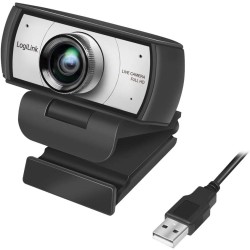 CAMERA WEB LOGILINK senzor. 1080p Full-HD cu rezolutie video 1920x1080; unghi vizualizare 120grade, pivotare 90grade, rotatie 18